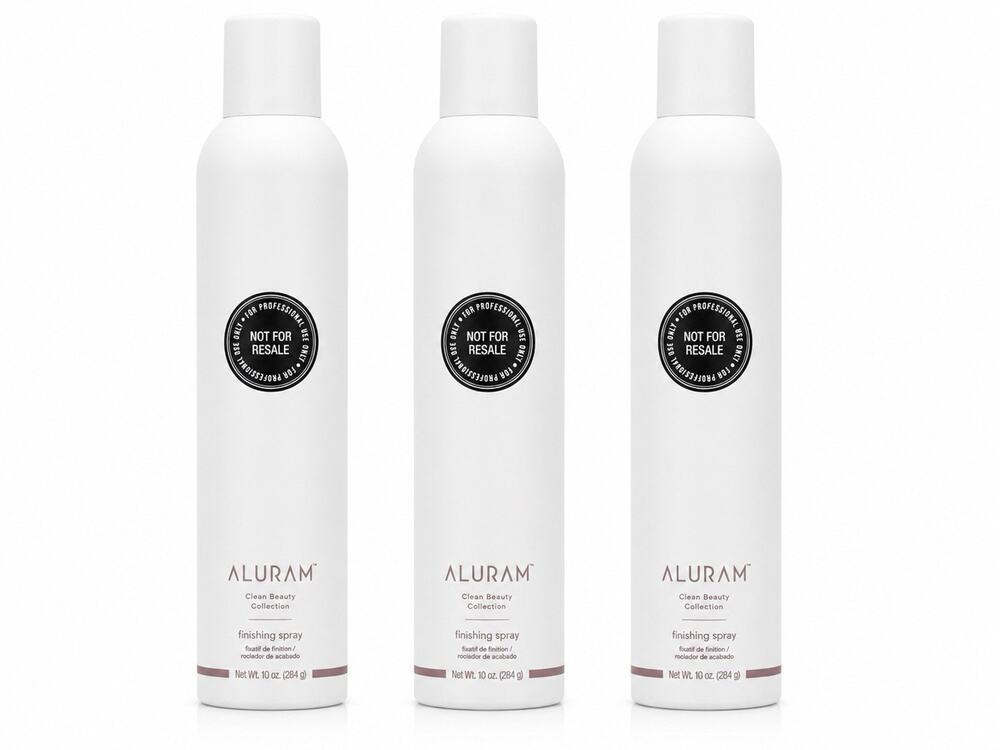 3x ALURAM Finishing Spray 10 oz Professional Hair Styling Spray Clean Beauty